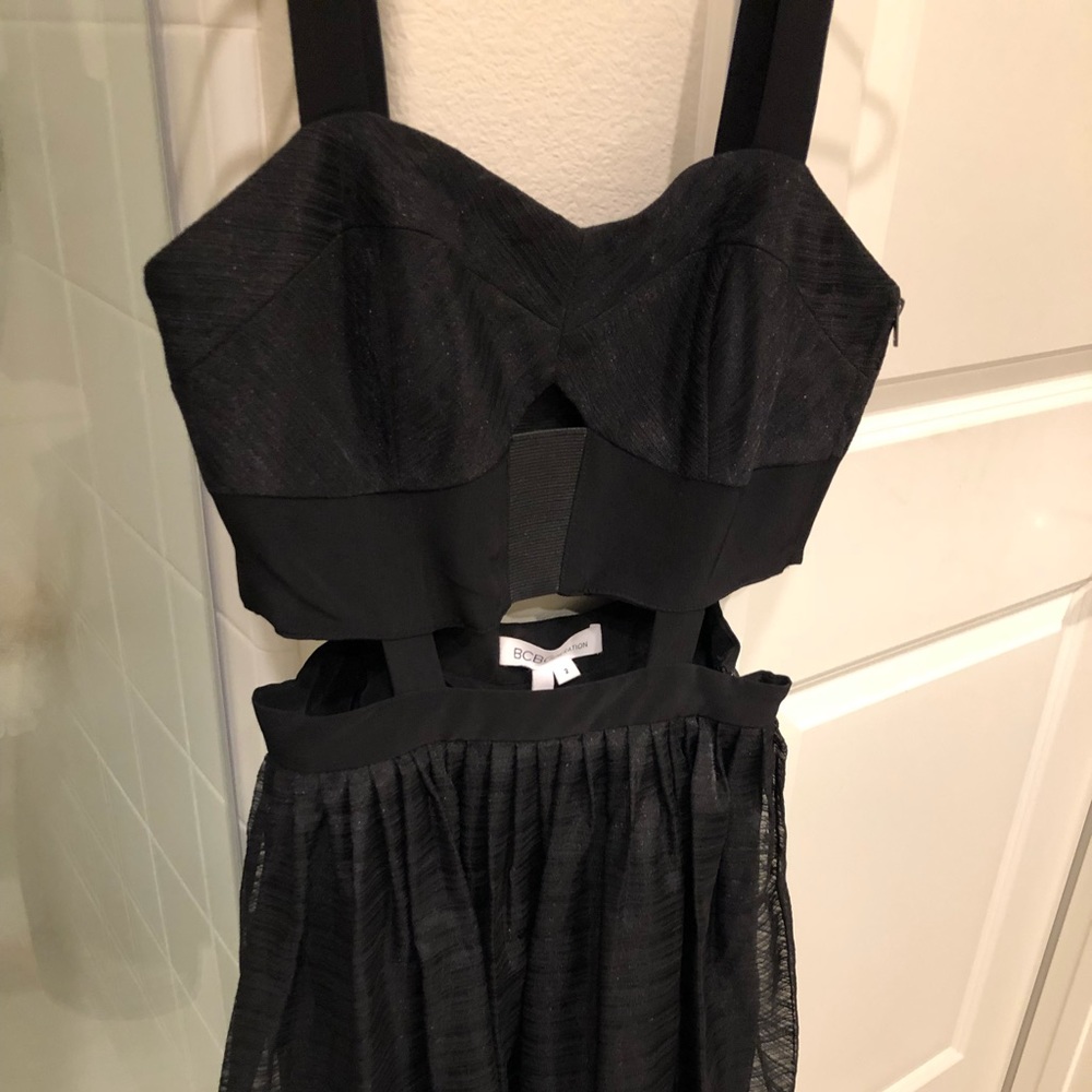 BCBG Generation NWT black cut out dress